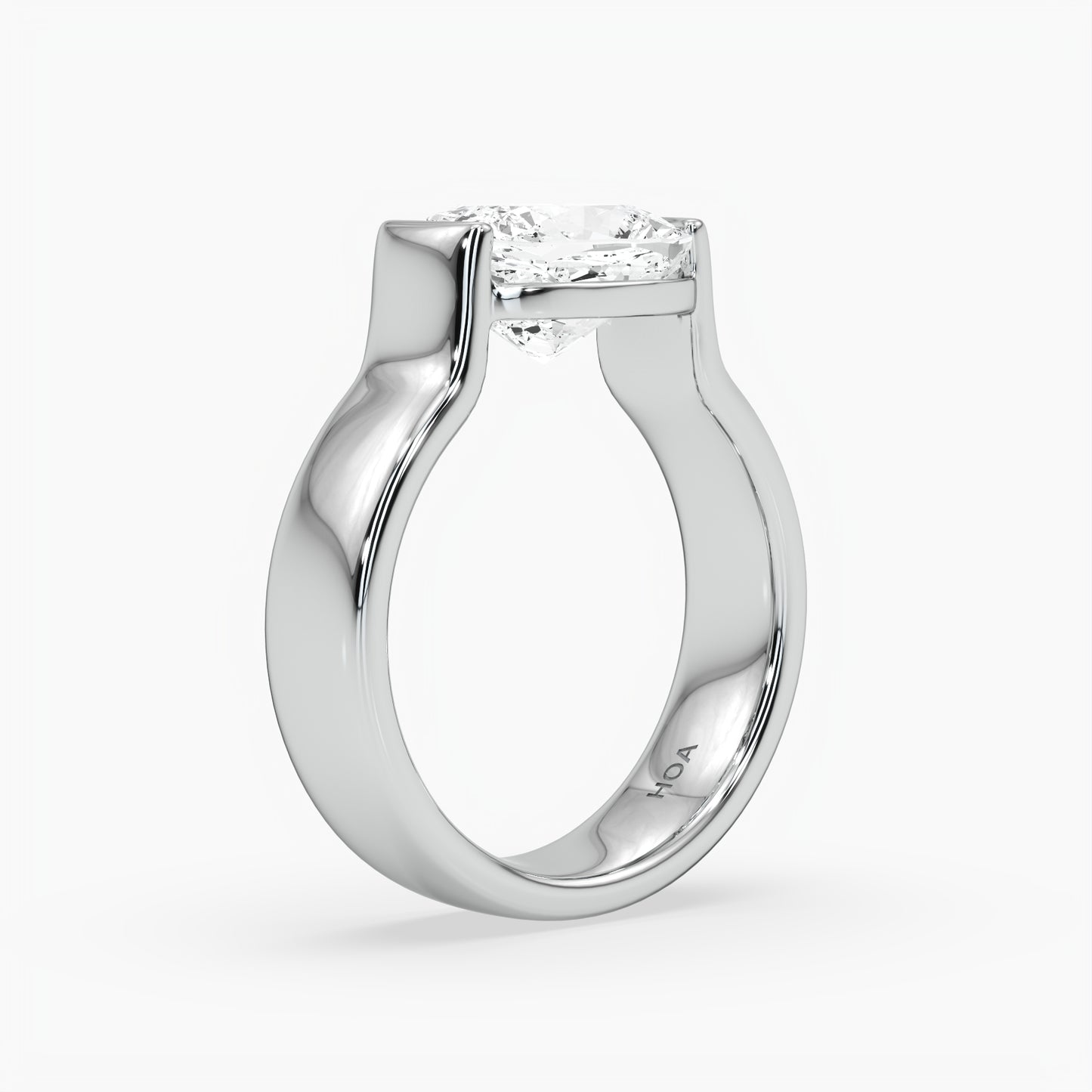 Stevie Elongated Cushion Solitaire