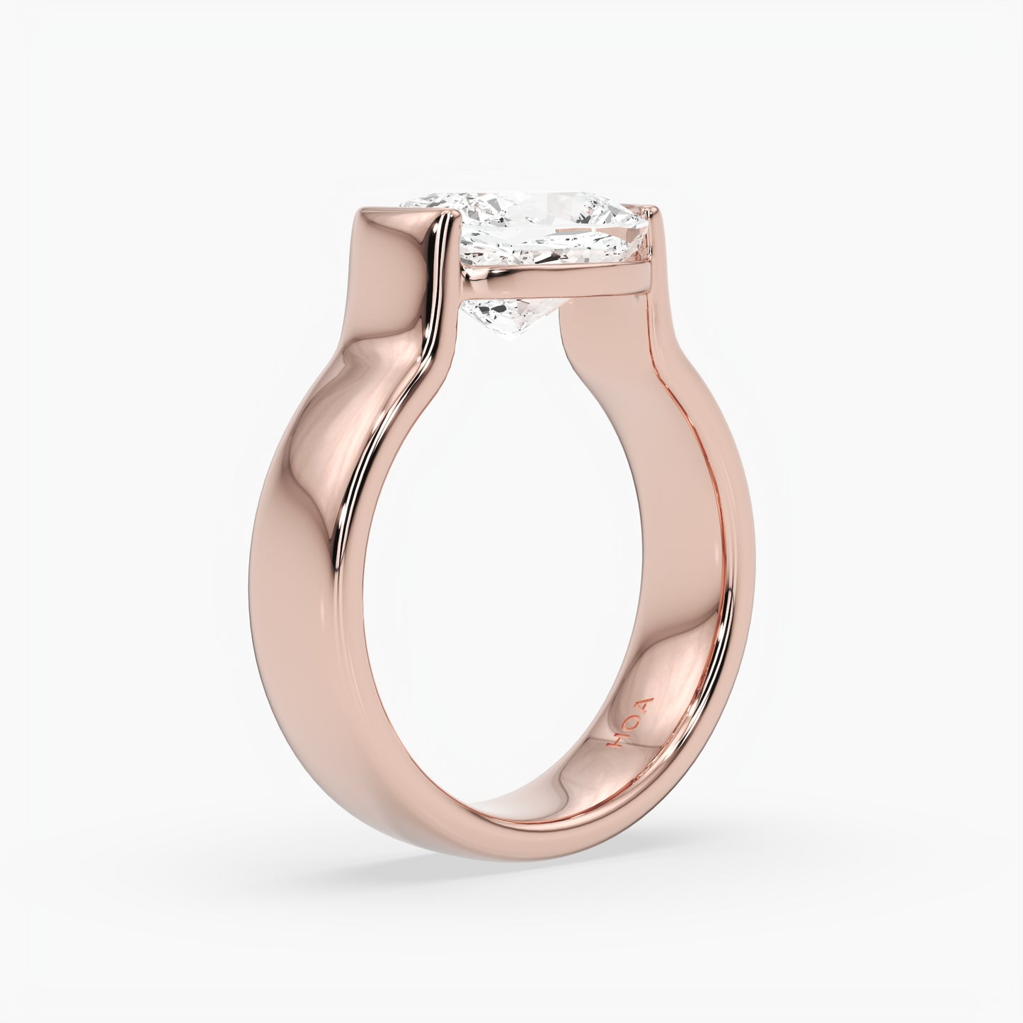 Stevie Elongated Cushion Solitaire