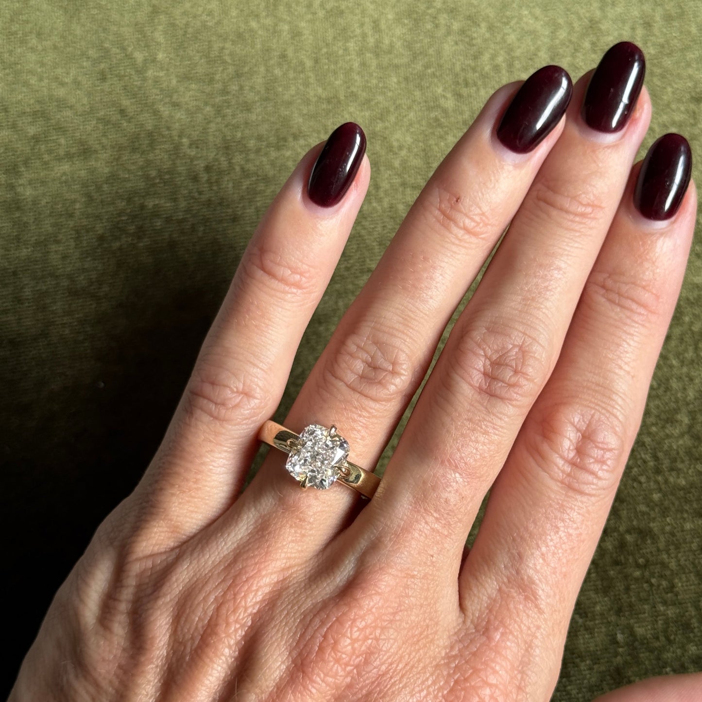 Billie Cushion Solitaire