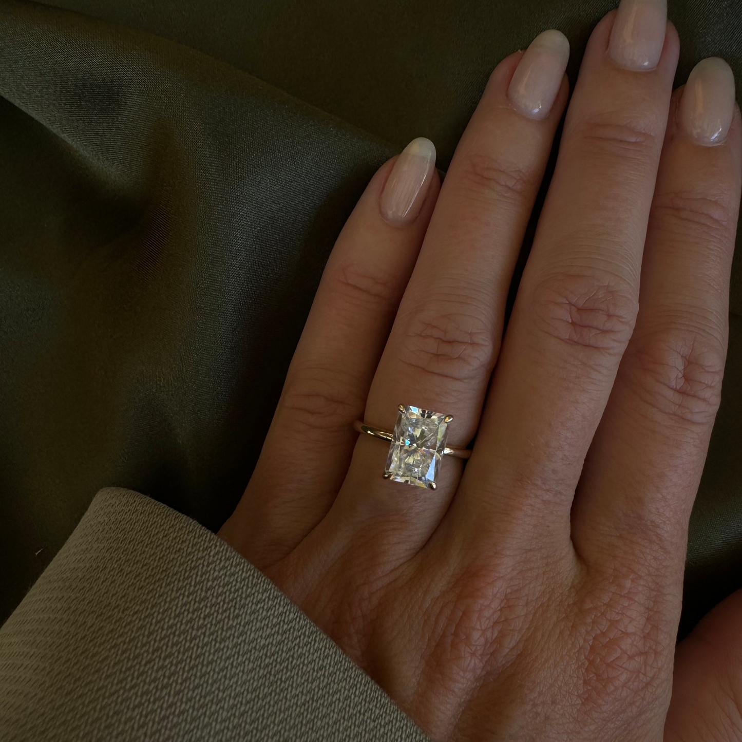 Alexa 3ct Radiant Solitaire Proposal
