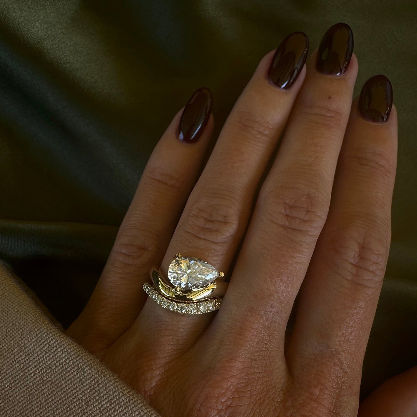 Hazel 1/2 Eternity Band