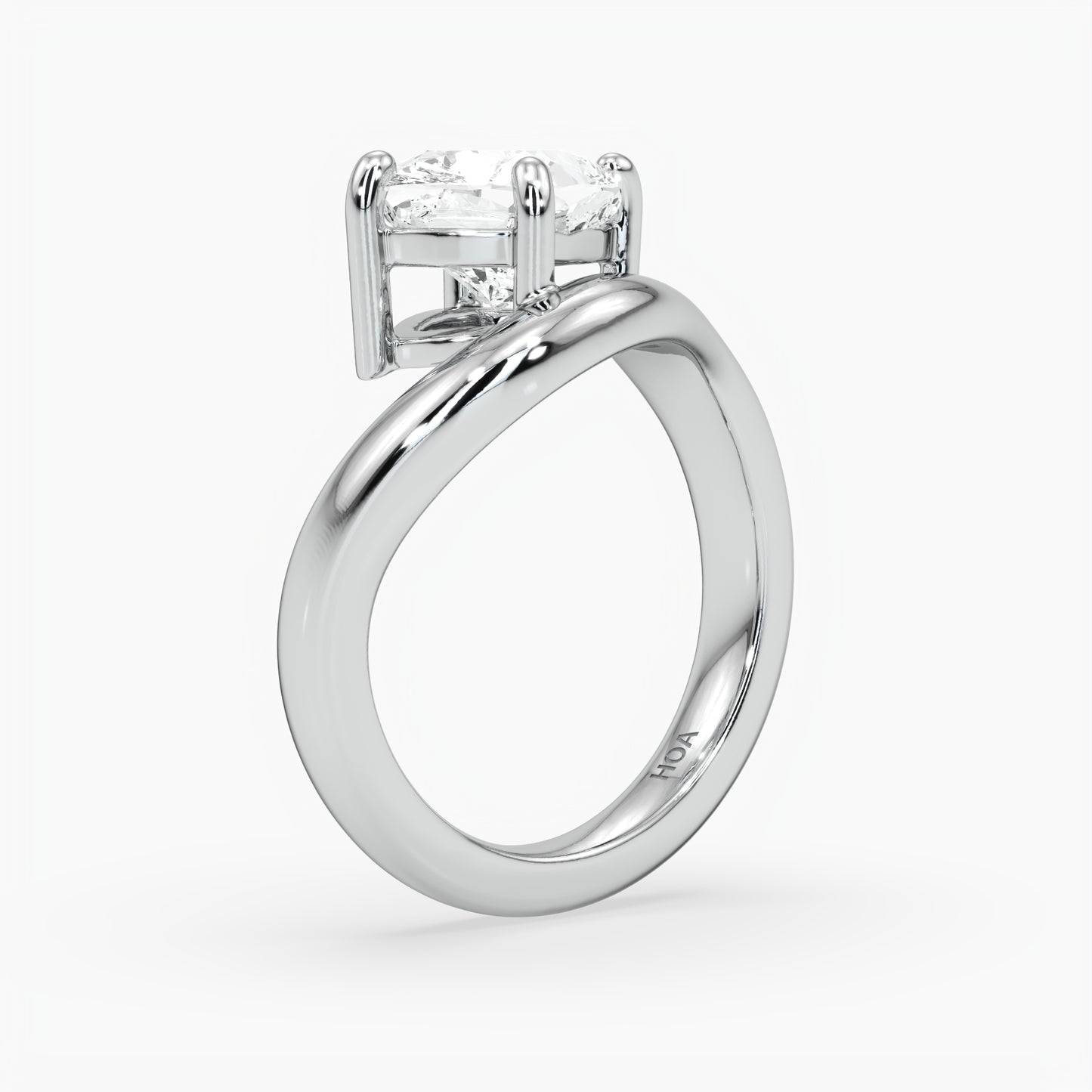 Hazel Cushion Solitaire