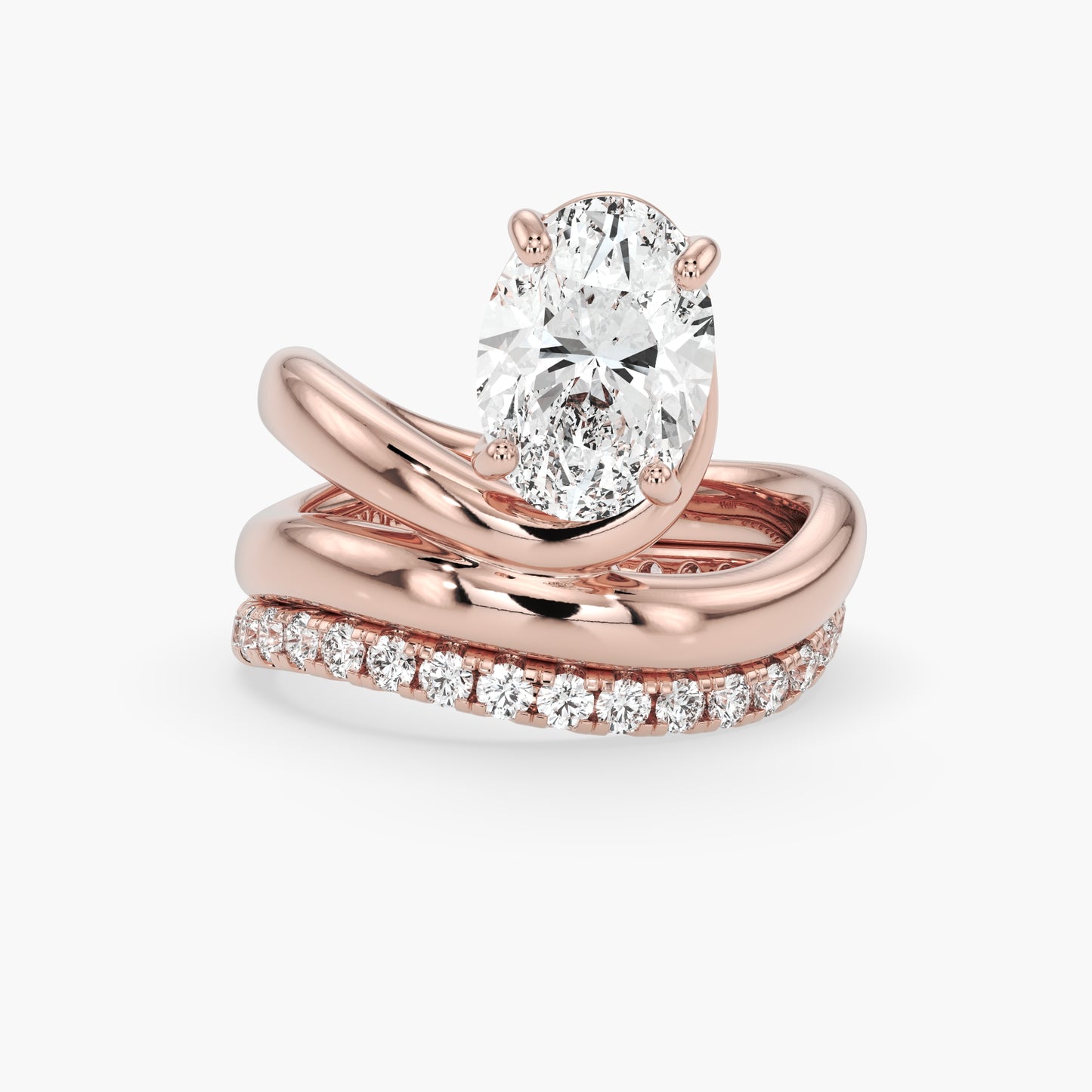 August Oval Solitaire