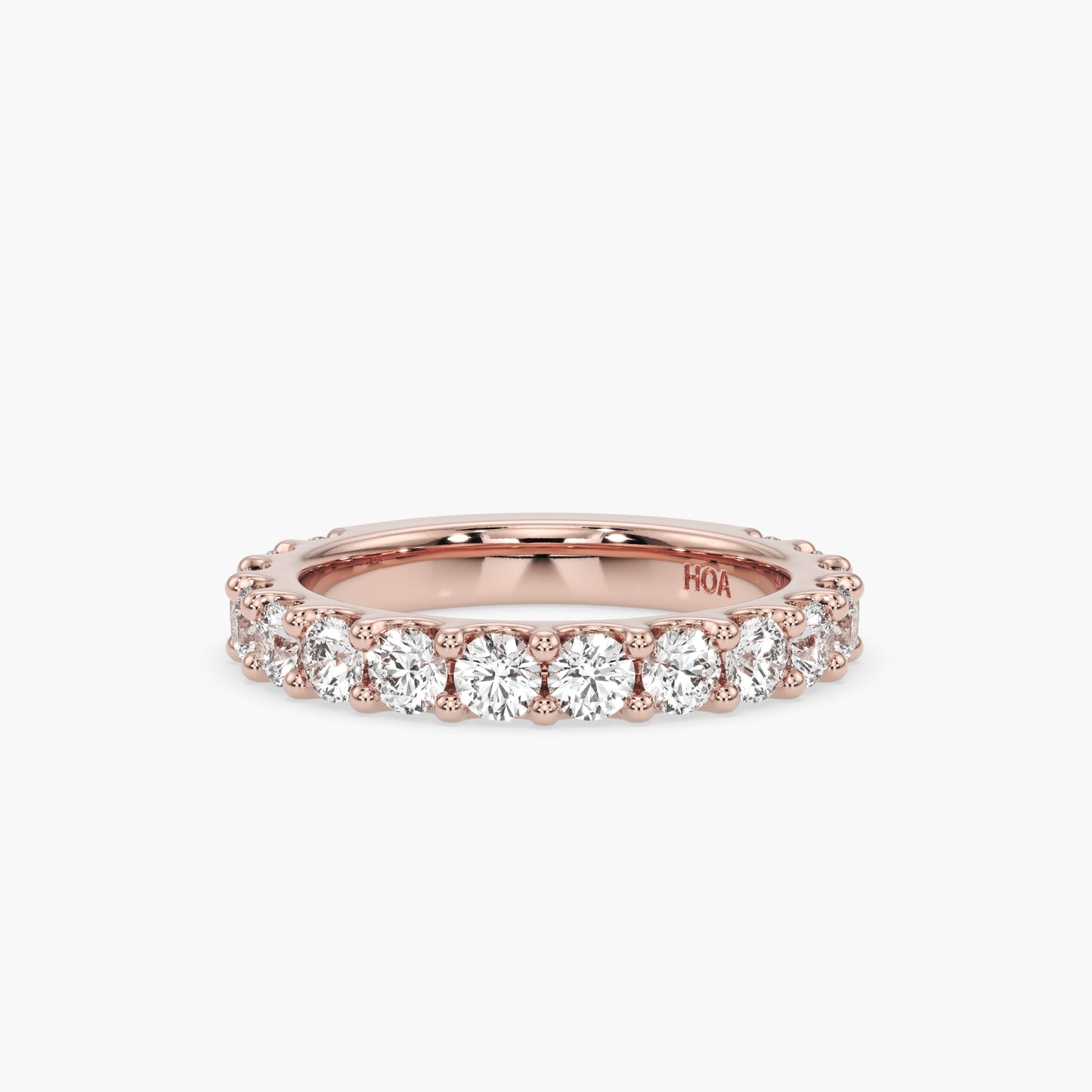 Luna Round 3/4 Eternity Band