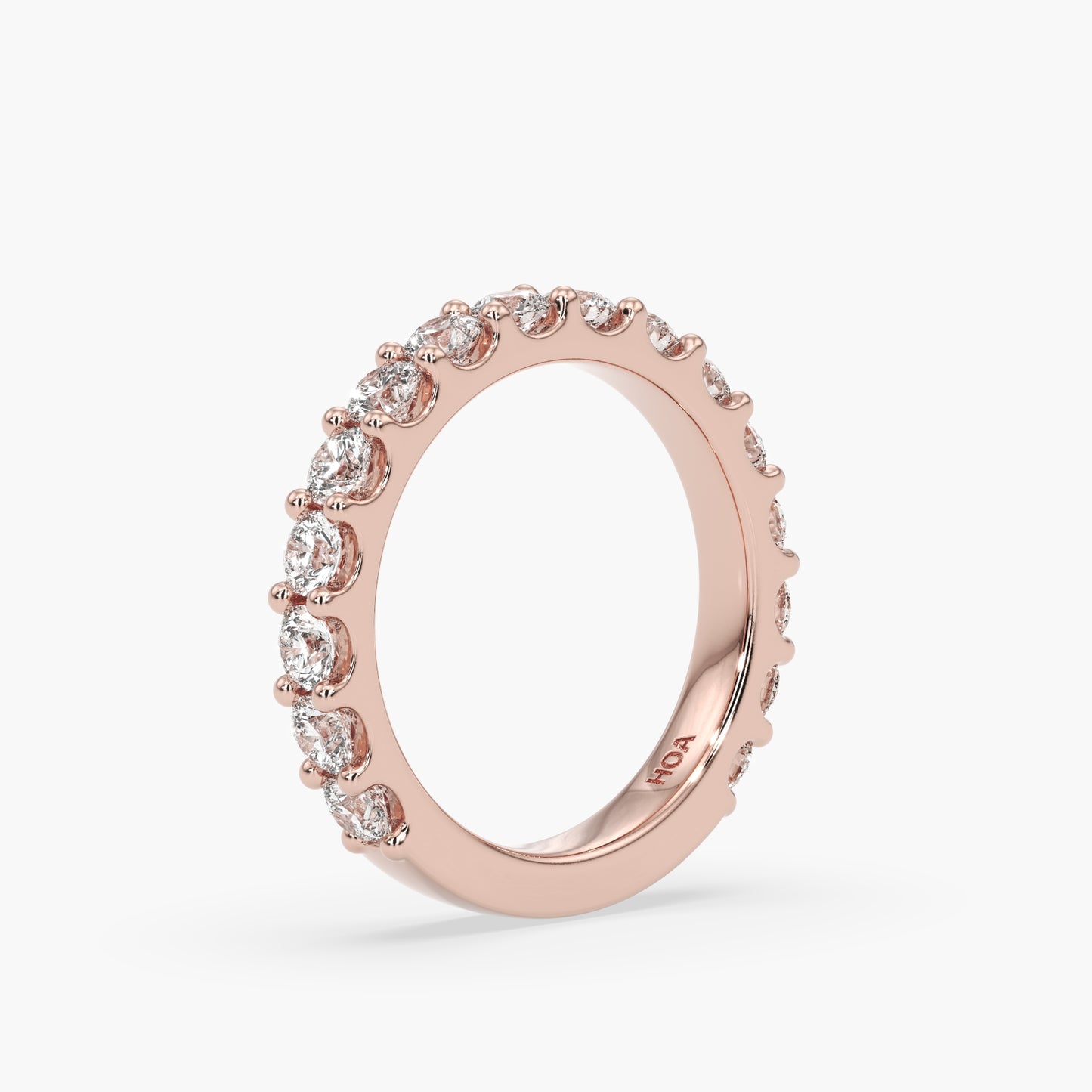 Luna Round 3/4 Eternity Band