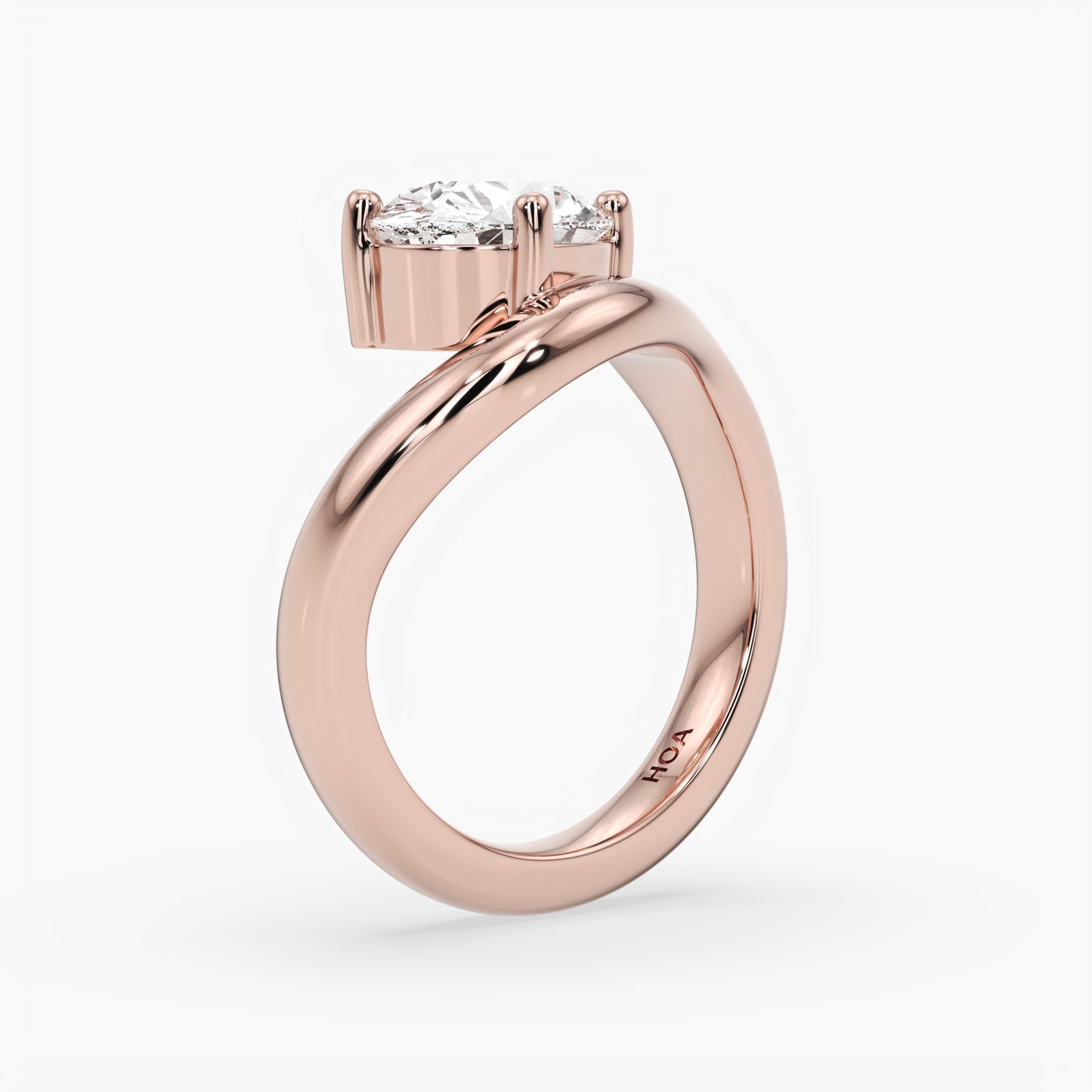 Hazel Oval Solitaire