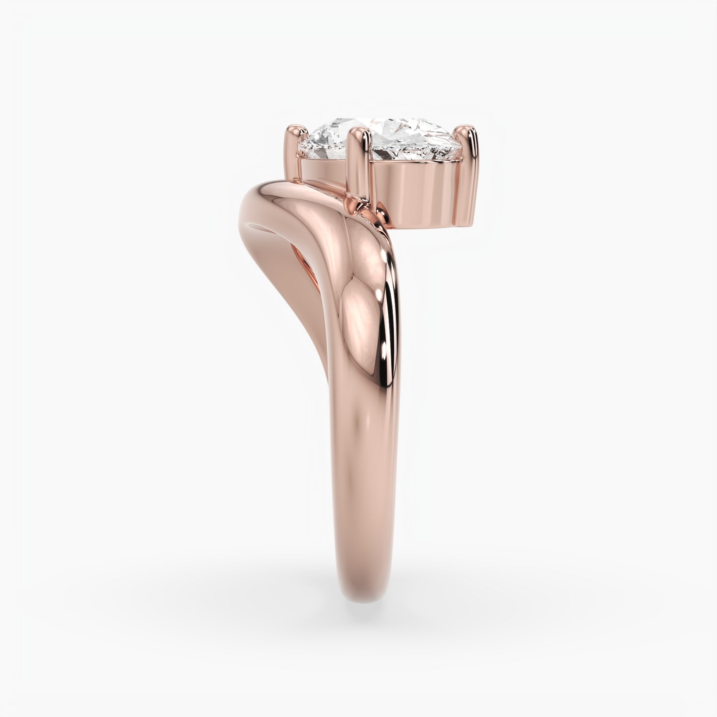 Hazel Oval Solitaire