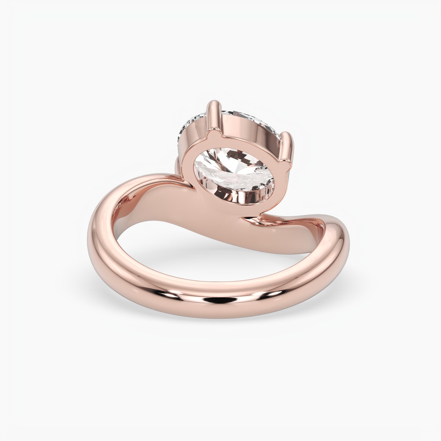 Hazel Oval Solitaire