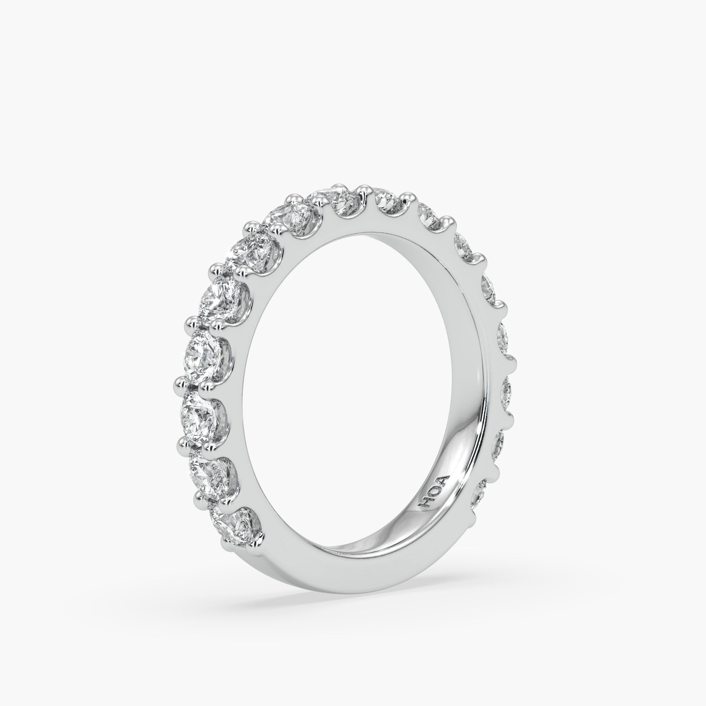 Luna Round 3/4 Eternity Band