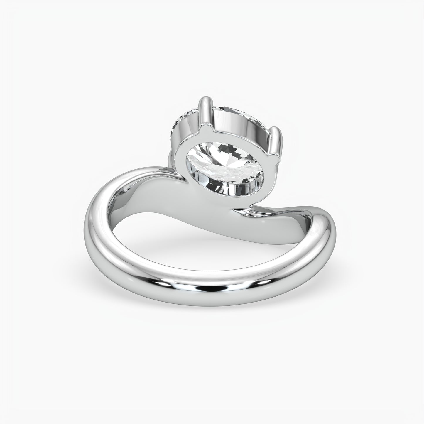 Hazel Oval Solitaire