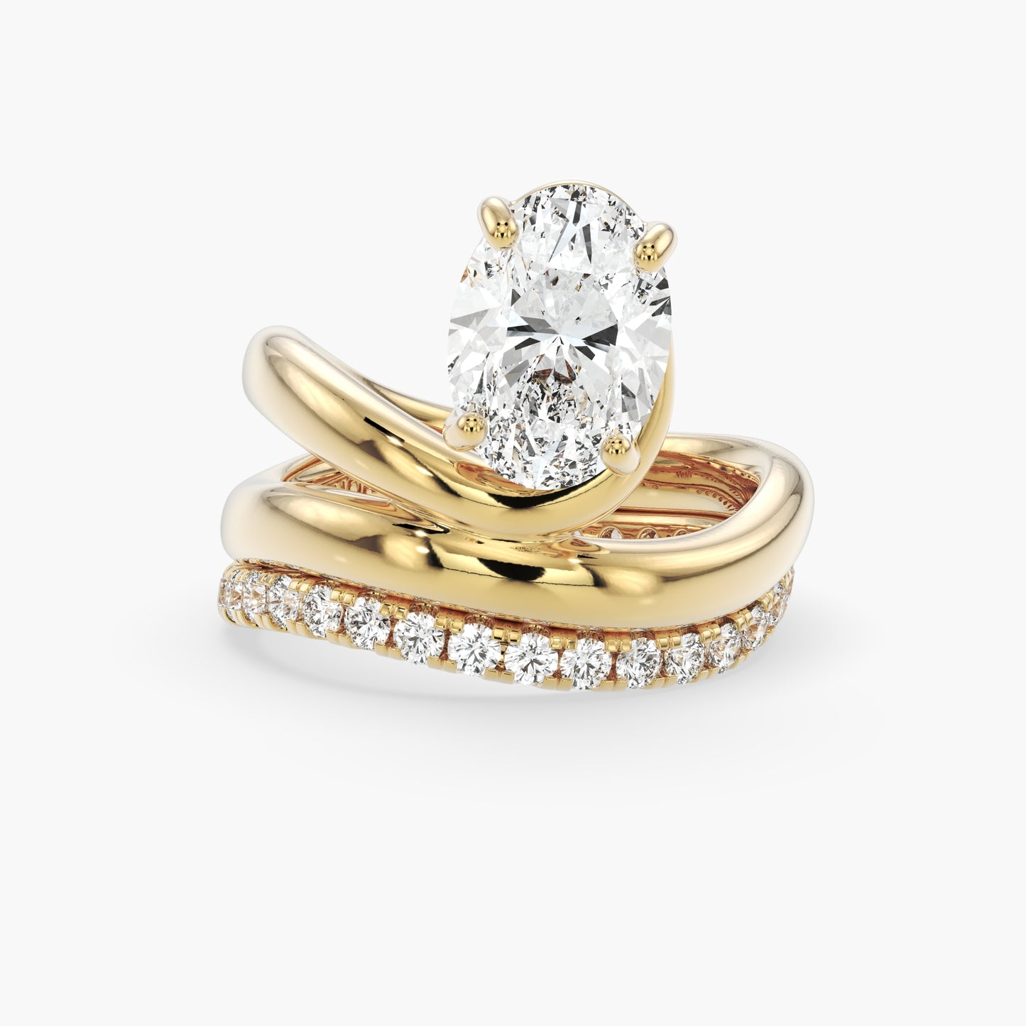 August Oval Solitaire