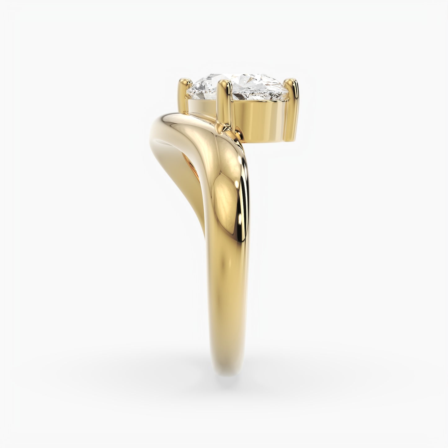 Hazel Oval Solitaire