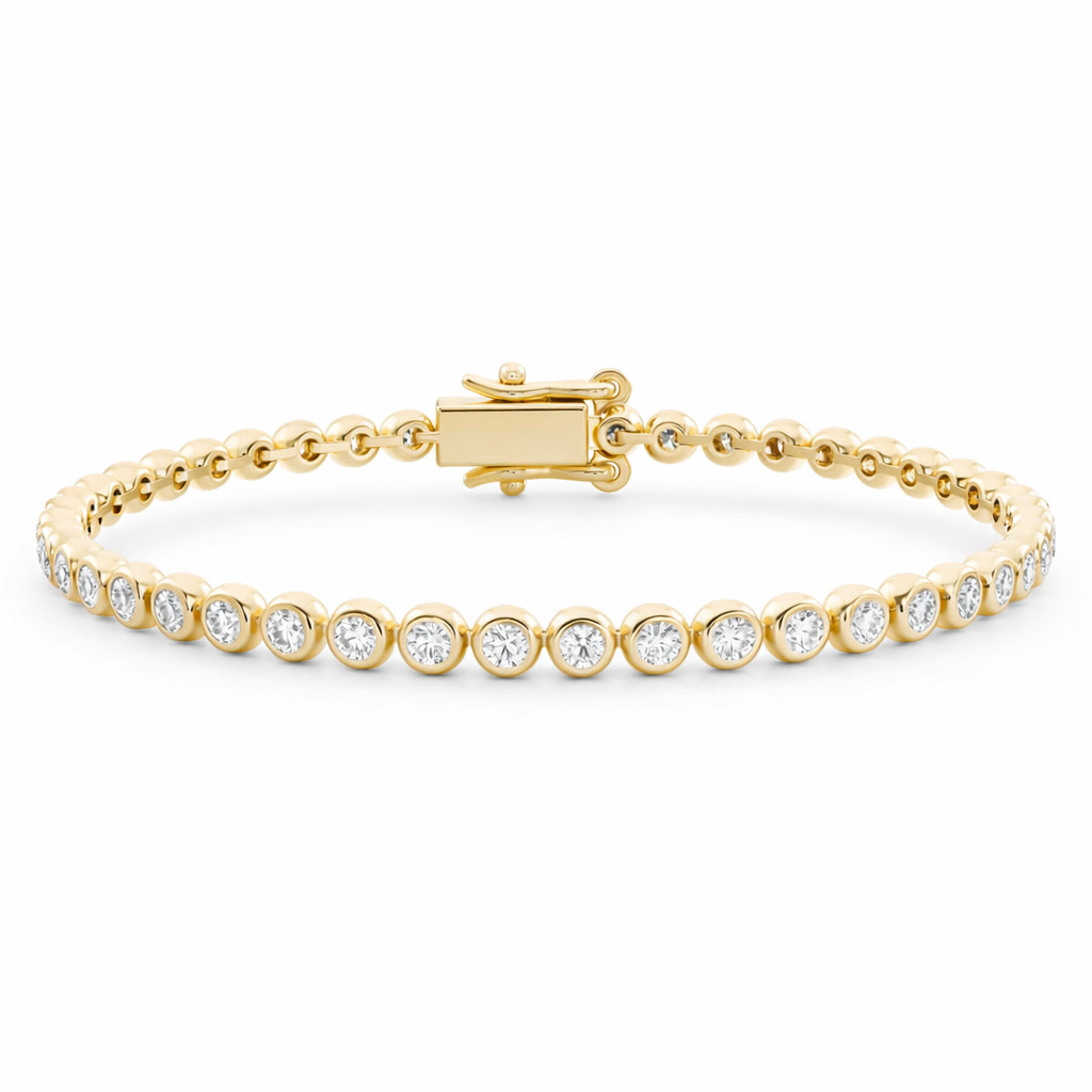Bezel Tennis Bracelet - 6ct