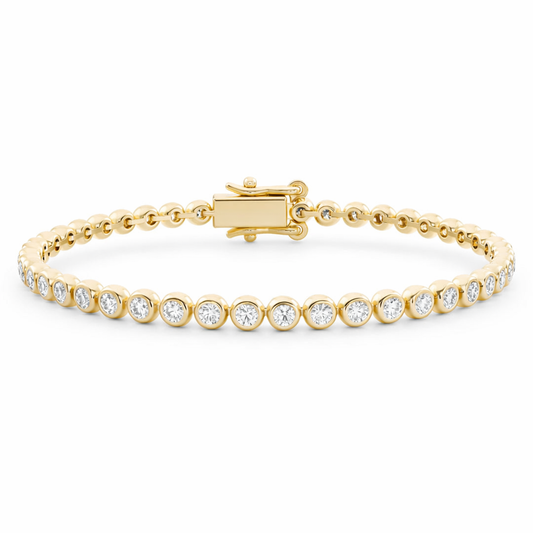 Bezel Tennis Bracelet - 6ct