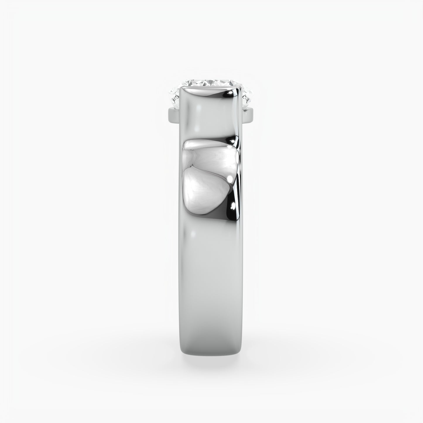 Stevie Elongated Cushion Solitaire