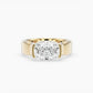 Stevie Elongated Cushion Solitaire