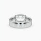 Stevie Elongated Cushion Solitaire