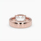 Stevie Elongated Cushion Solitaire