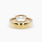 Stevie Elongated Cushion Solitaire