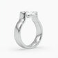 Stevie Elongated Cushion Solitaire