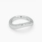 Hazel Wave Band Diamond Inlay