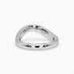 Hazel Wave Band Diamond Inlay