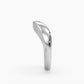 Hazel Wave Band Diamond Inlay