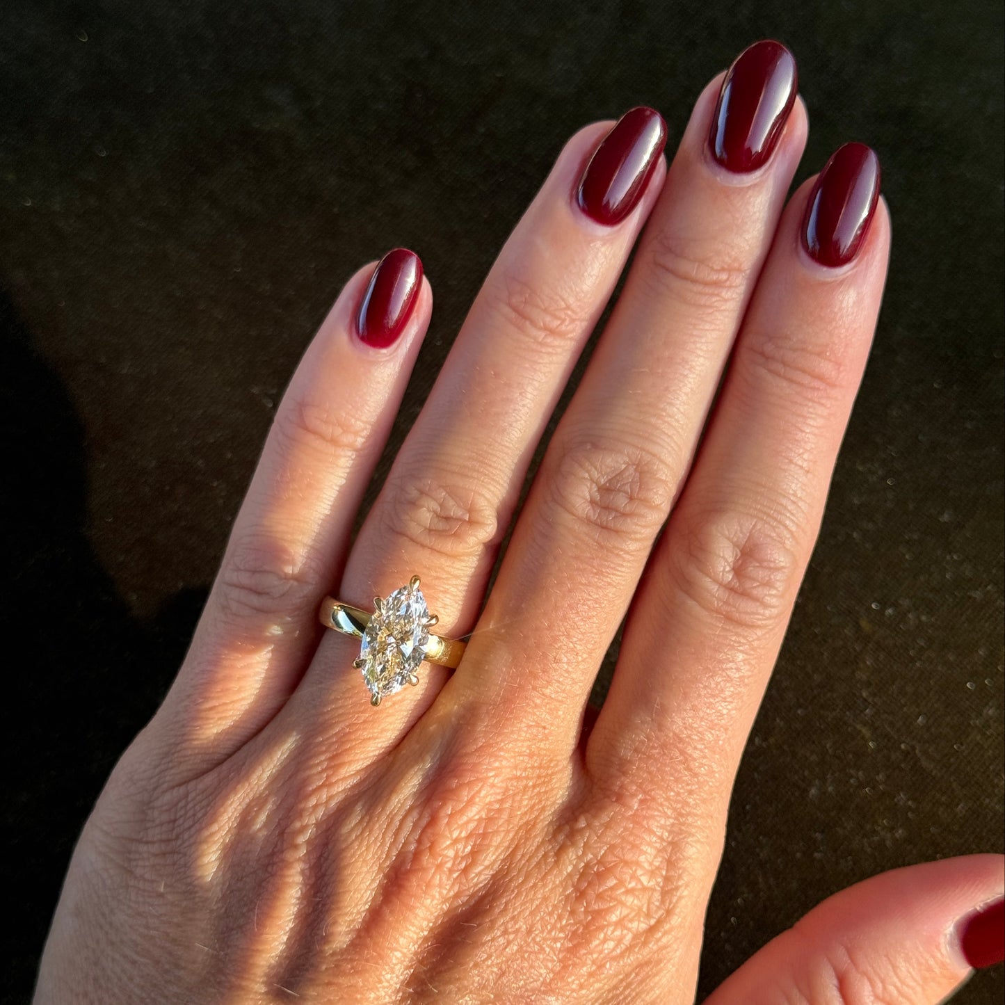 Lyss Marquise Solitaire
