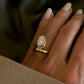 August Oval Solitaire