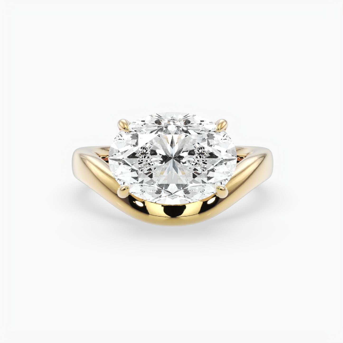 Quinn Oval Solitaire