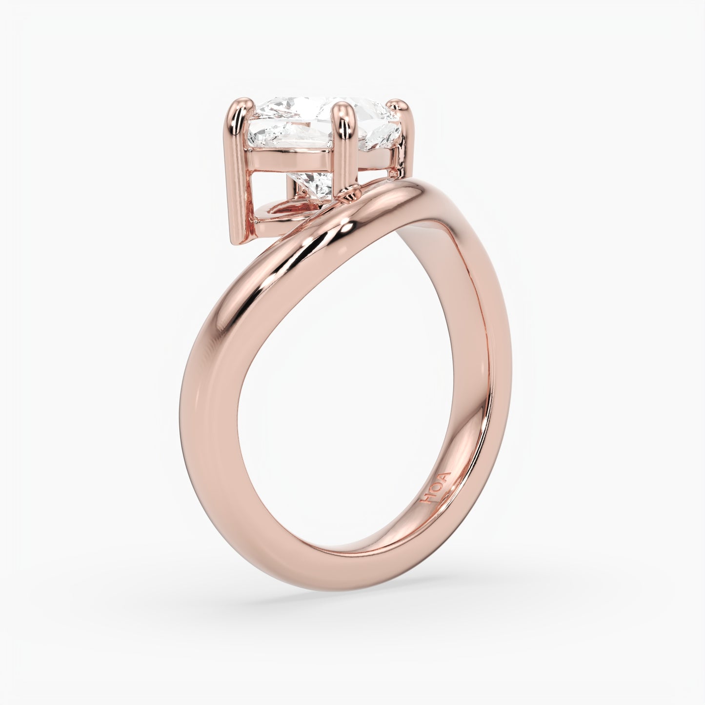 Hazel Cushion Solitaire