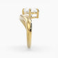 Hazel Cushion Solitaire