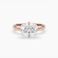 Lottie Elongated Cushion Solitaire