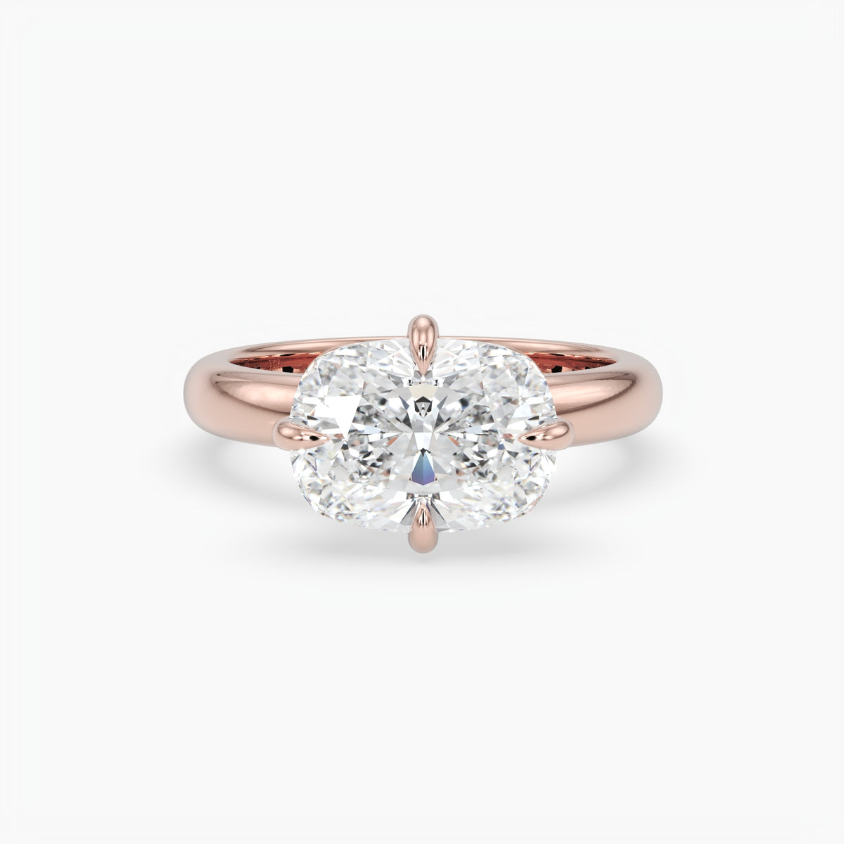Lottie Elongated Cushion Solitaire