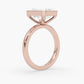 Evelyn Emerald Bezel Solitaire