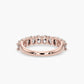 Bowie Oval 1/2 Eternity Band