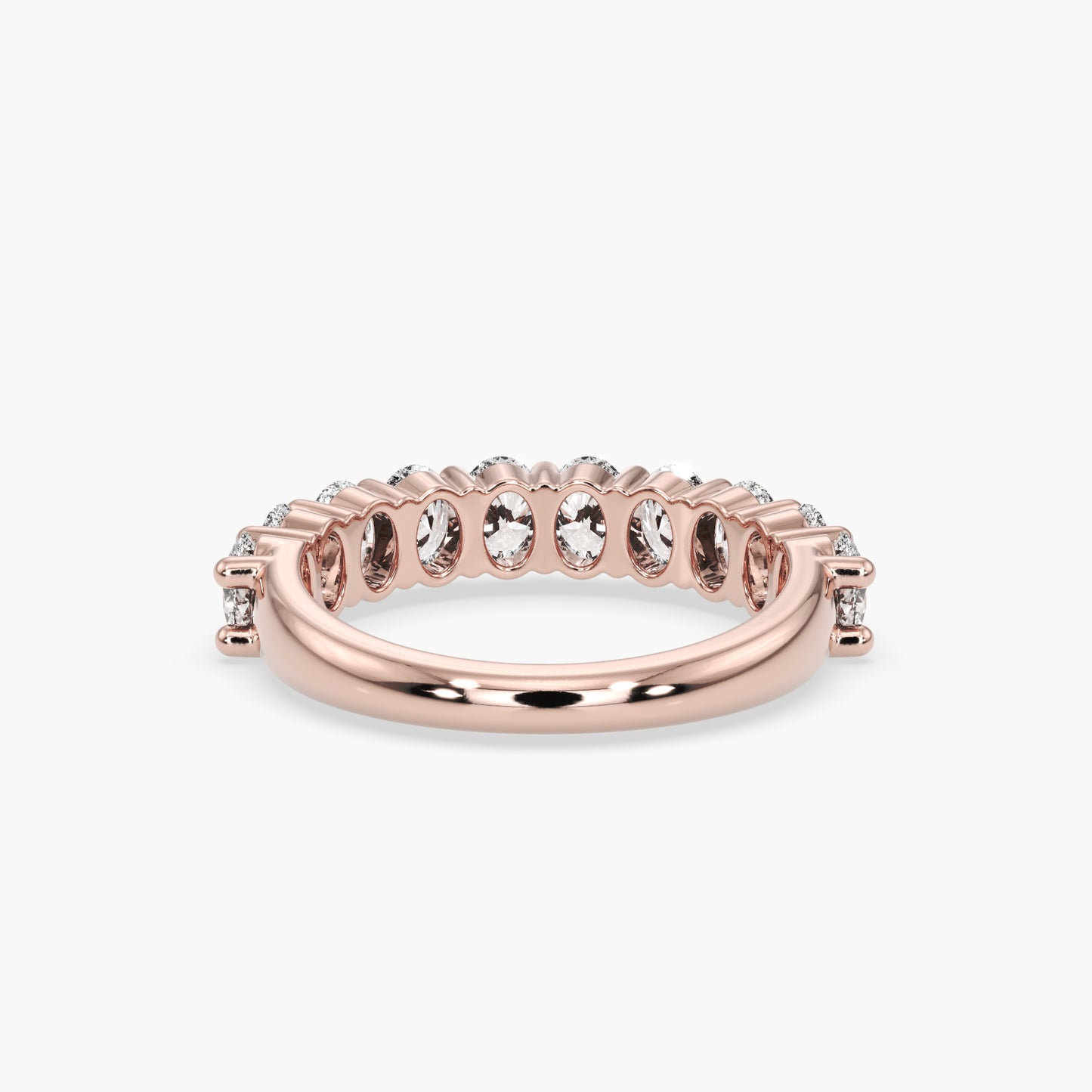 Bowie Oval 1/2 Eternity Band