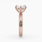 Lottie Elongated Cushion Solitaire