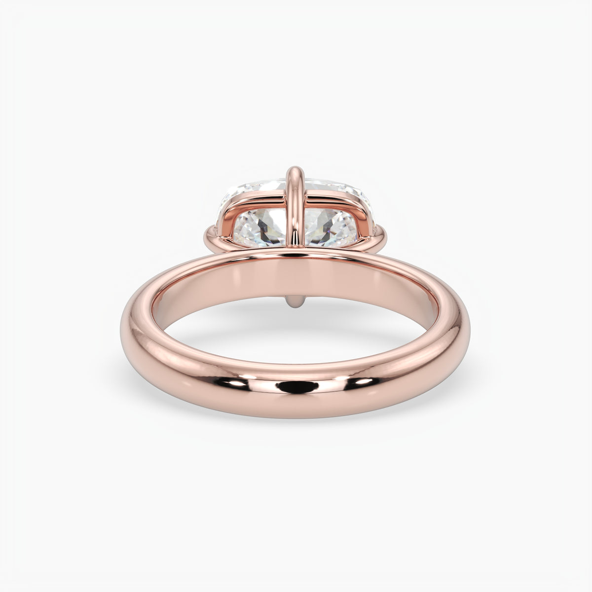 Lottie Elongated Cushion Solitaire