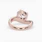 Hazel Oval Solitaire