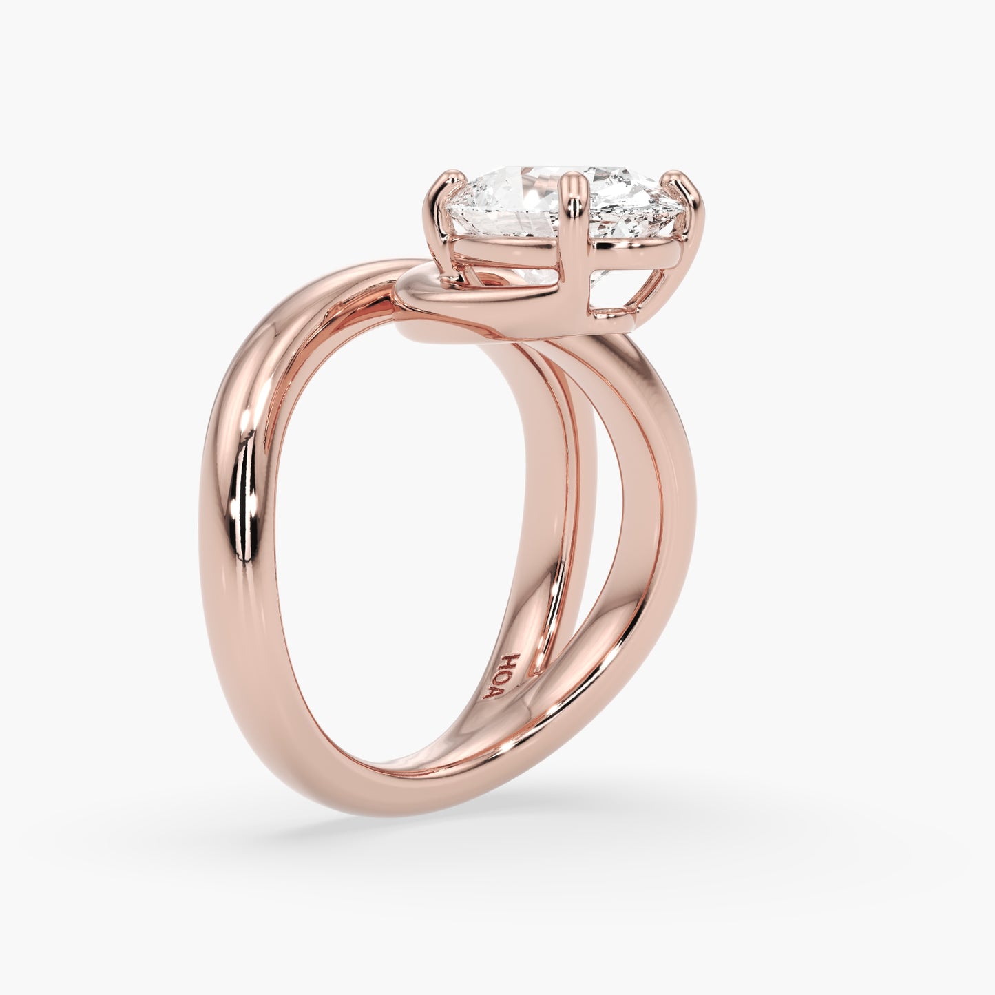 August Oval Solitaire