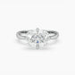 Lottie Elongated Cushion Solitaire