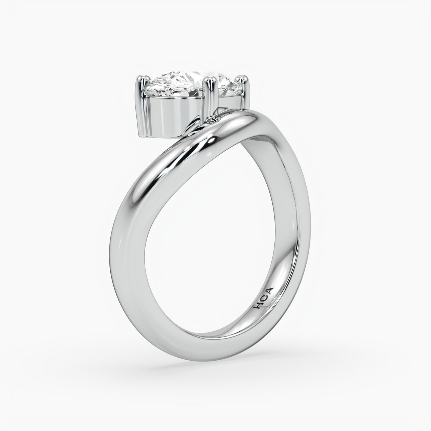 Hazel Oval Solitaire