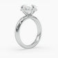 Lottie Elongated Cushion Solitaire