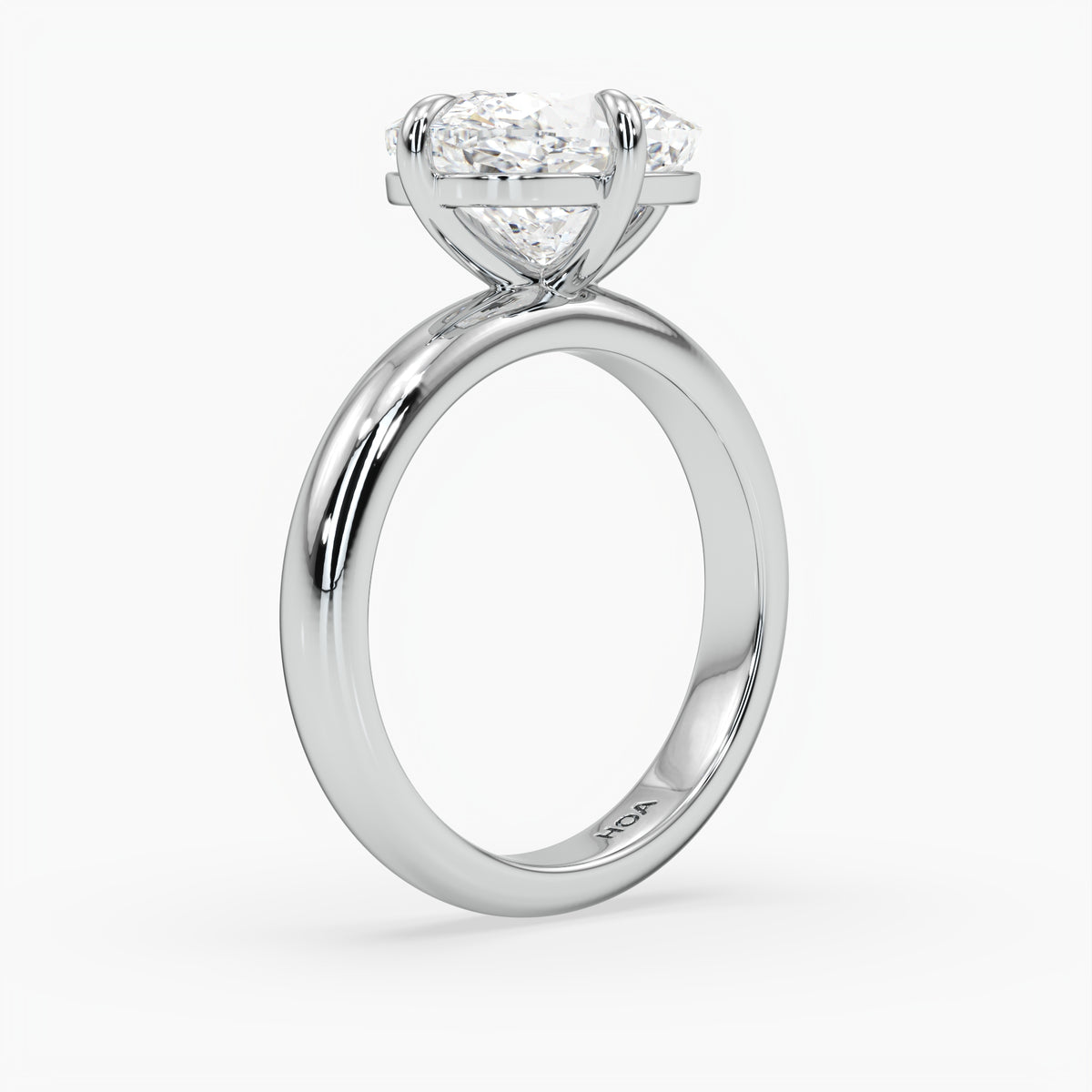 Lottie Elongated Cushion Solitaire