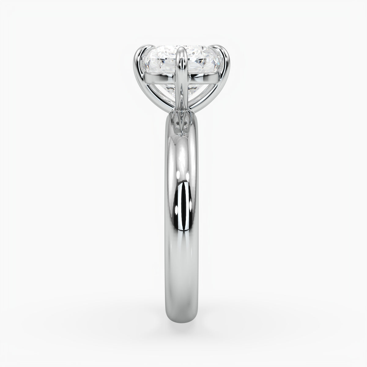 Lottie Elongated Cushion Solitaire
