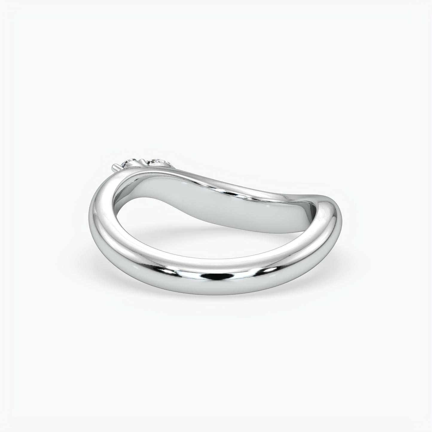 Hazel Wave Diamond Band