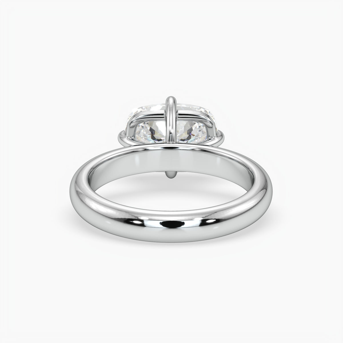 Lottie Elongated Cushion Solitaire