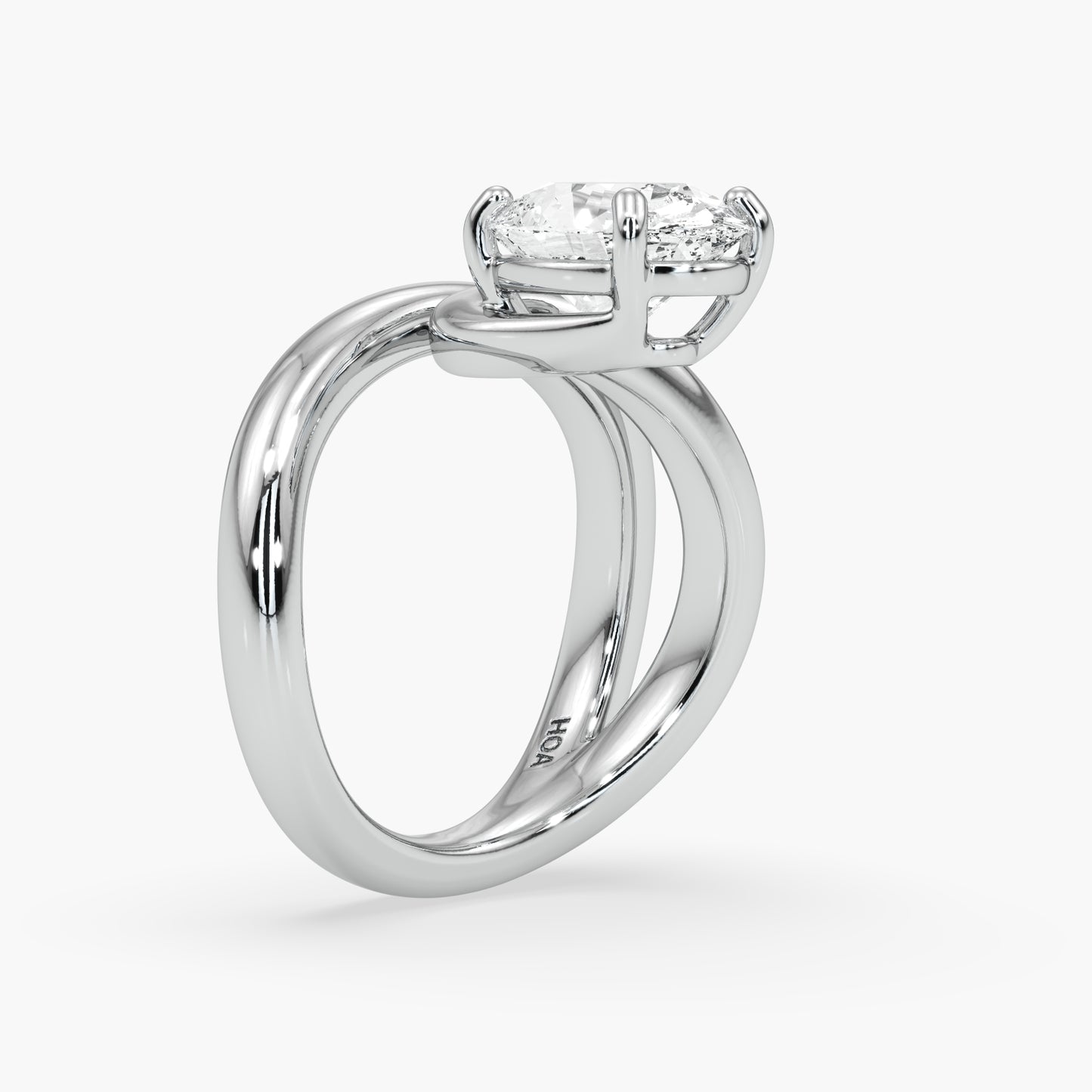 August Oval Solitaire