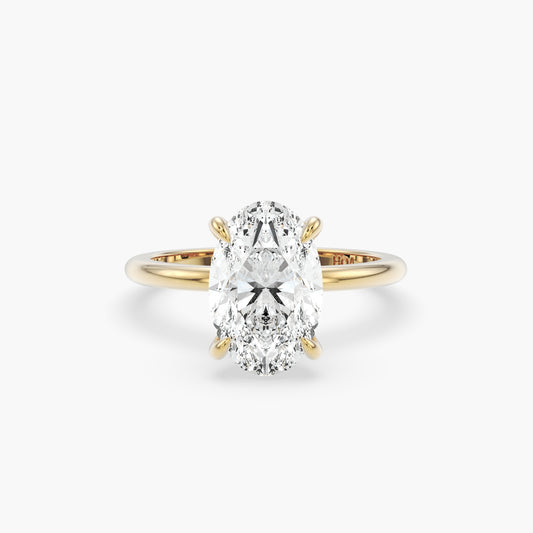 Delilah Oval Solitaire